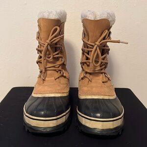 Sorel Caribou Women’s Leather Waterproof Insulated Boots Size 7